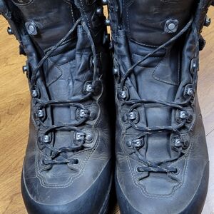 Brown Lace-Up Hiking Boots